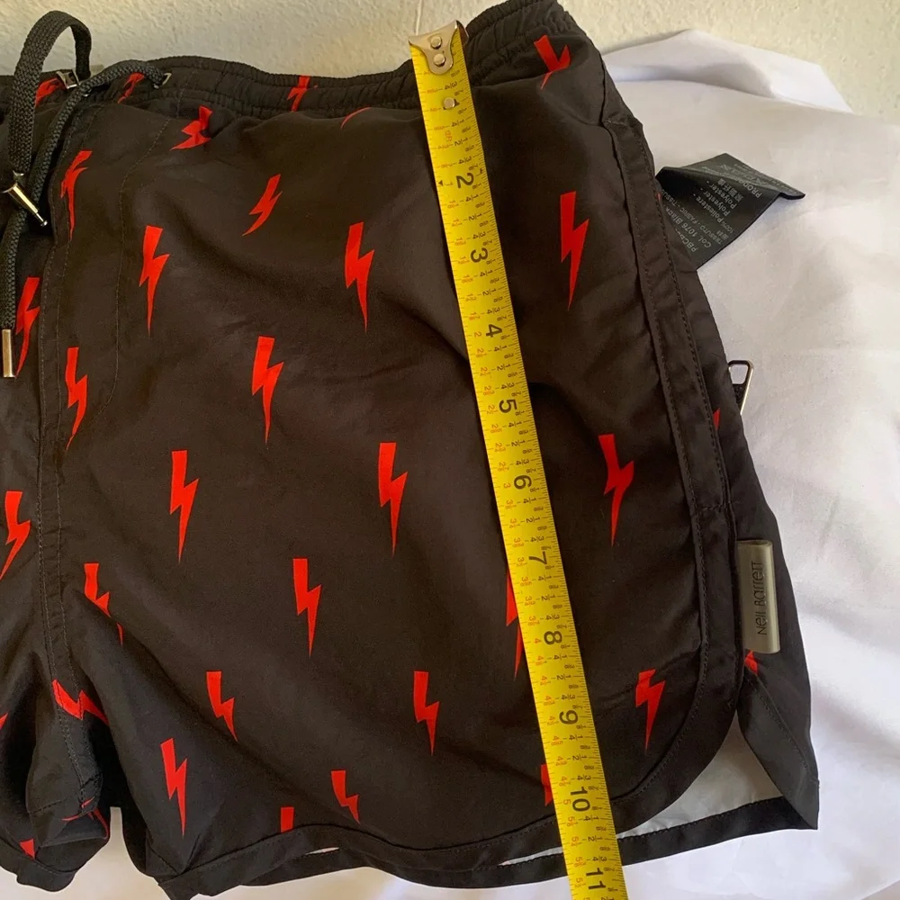 Neil Barrett Black Swim Trunks Men’s Size Small short